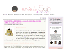 Tablet Screenshot of enviedesoin.com